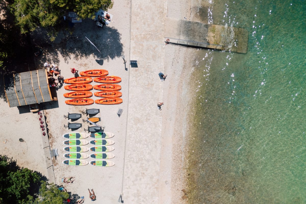 Zaton Holiday Resort beach and water sports